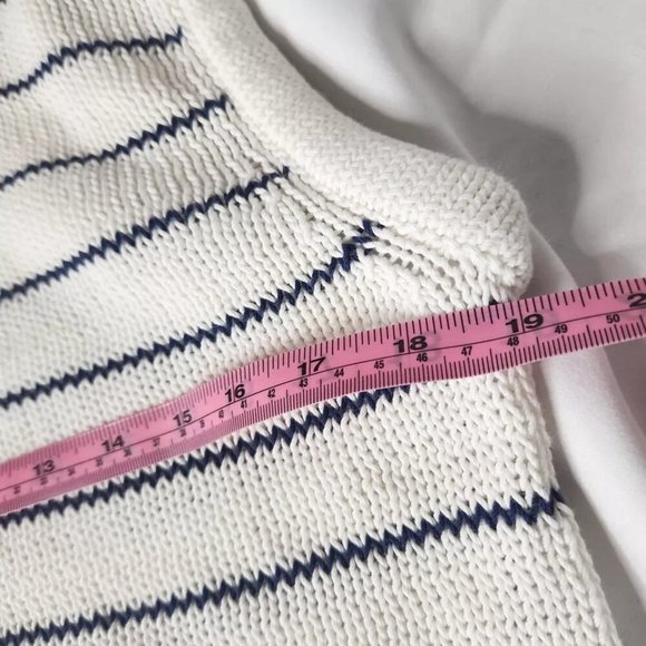 Madewell Women's Size Medium Striped Melina Top Shirt Sleeveless - Picture 6 of 9